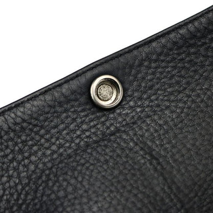 CHROME HEARTS Cross Button Double Card Wallet Lthr SV925