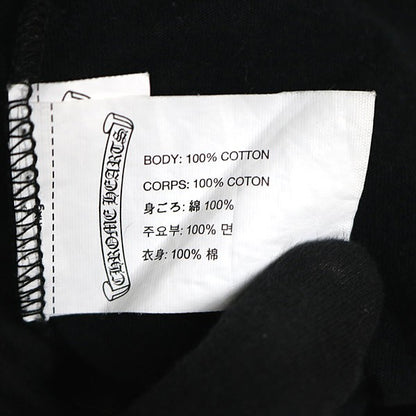 CHROME HEARTS Cemetery Cross Pocket T-Shirt Black Size M