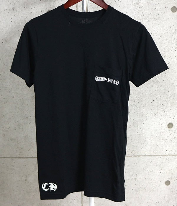 CHROME HEARTS Cemetery Cross Print T-Shirt Black Size S