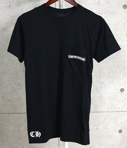CHROME HEARTS Cemetery Cross Print T-Shirt Black Size S