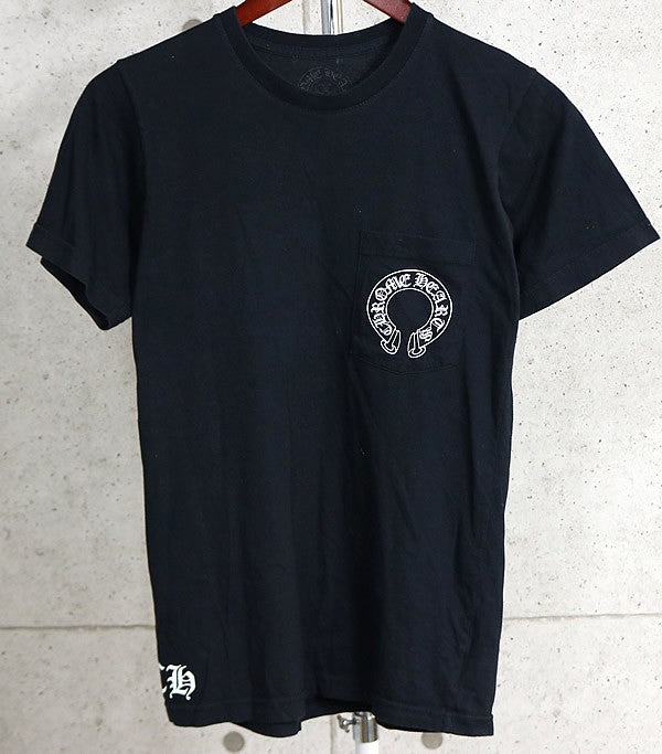 CHROME HEARTS Malibu Floral Cross T-Shirt Black Size S