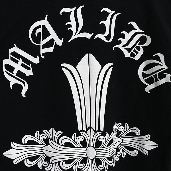 CHROME HEARTS Malibu Floral Cross T-Shirt Black Size S