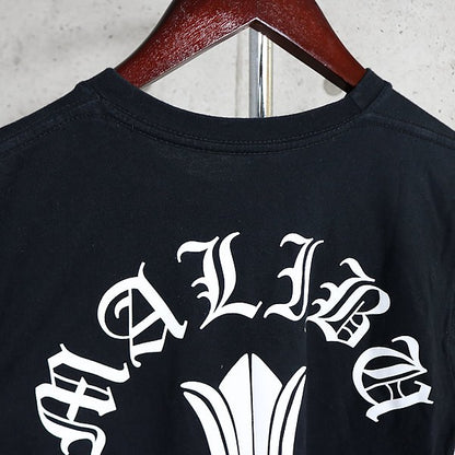 CHROME HEARTS Malibu Floral Cross T-Shirt Black Size S