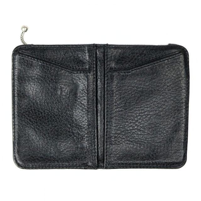 CHROME HEARTS Cemetery Cross Patch Bank Robber Wallet Black