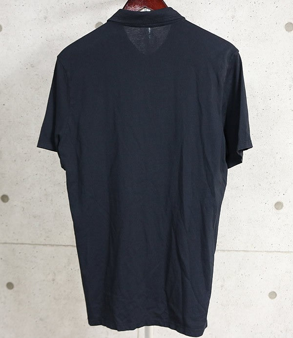 CHROME HEARTS Old BS Fleur Button Polo Black Size L