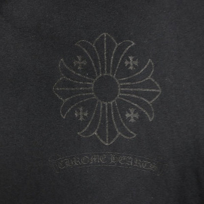 CHROME HEARTS Old BS Fleur Button Polo Black Size L