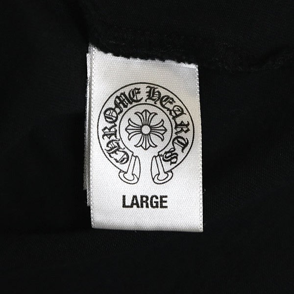 CHROME HEARTS Old BS Fleur Button Polo Black Size L