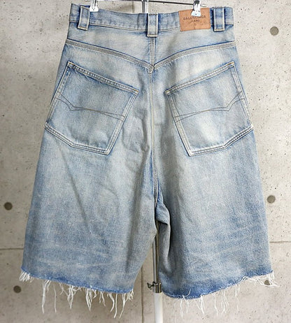 BALENCIAGA 2025 Denim Shorts Light Blue Size S