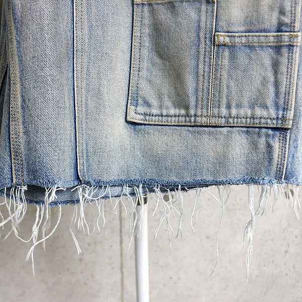 BALENCIAGA 2025 Denim Shorts Light Blue Size S