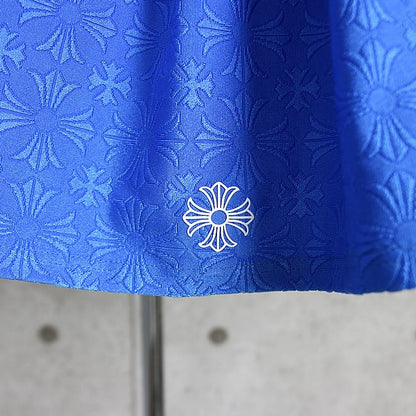 CHROME HEARTS CH Plus All-over Pattern Skirt Blue Size XL