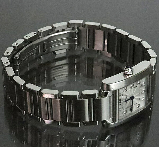 Cartier Tank Française SM Watch Silver
