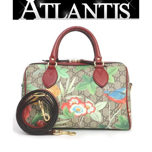 GUCCI GG Supreme Tian Print Bag Multi