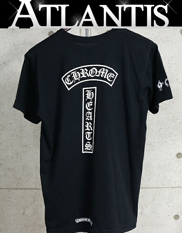 CHROME HEARTS TBAR Horseshoe Pocket T-Shirt Black Size M