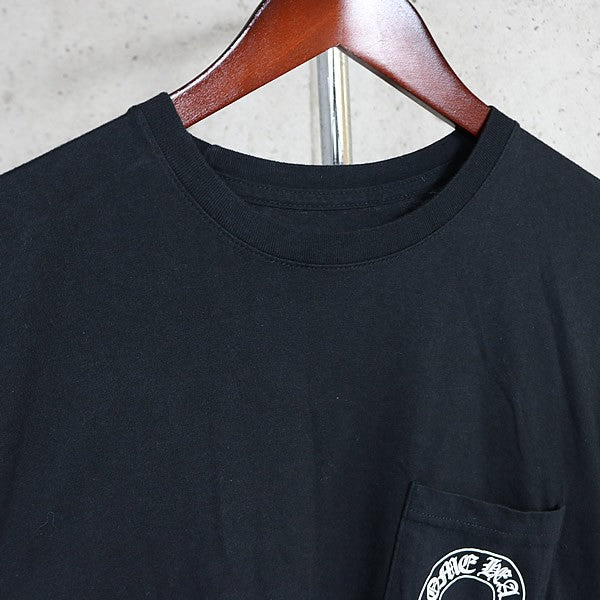 CHROME HEARTS TBAR Horseshoe Pocket T-Shirt Black Size M