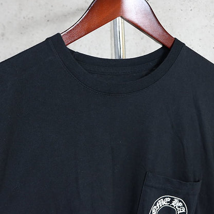 CHROME HEARTS TBAR Horseshoe Pocket T-Shirt Black Size M