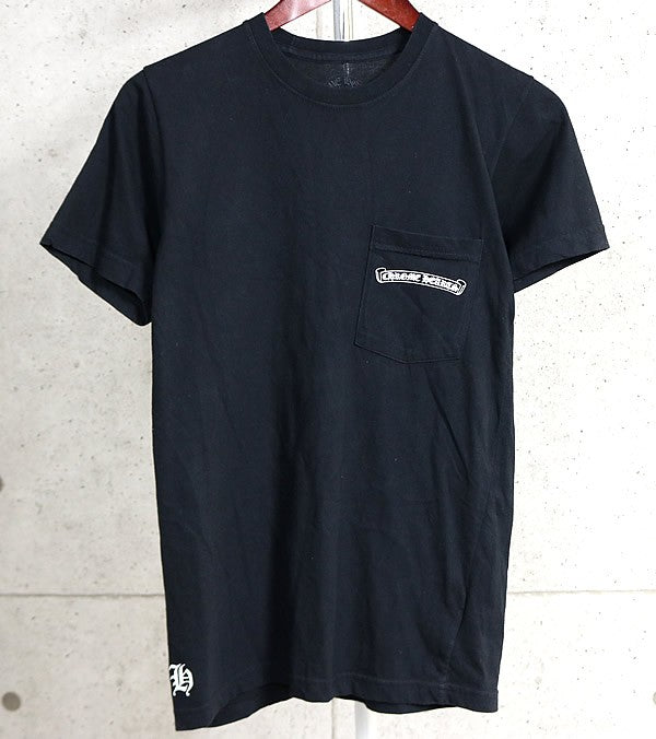 CHROME HEARTS Old Keeper Pocket T-Shirt Black Size S