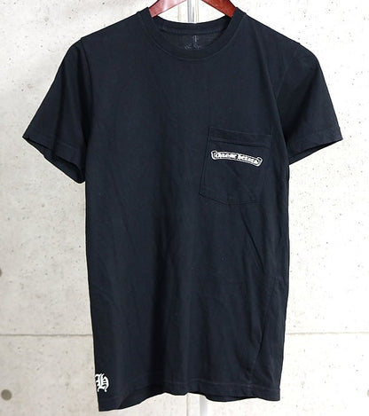 CHROME HEARTS Old Keeper Pocket T-Shirt Black Size S