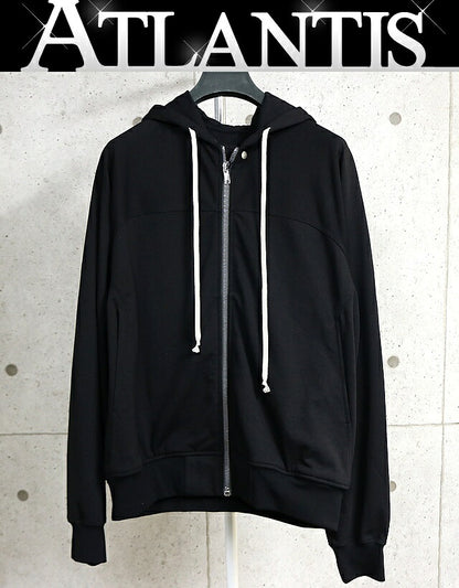 RICK OWENS 26FW Windbreaker Zip Hoodie Black Size S