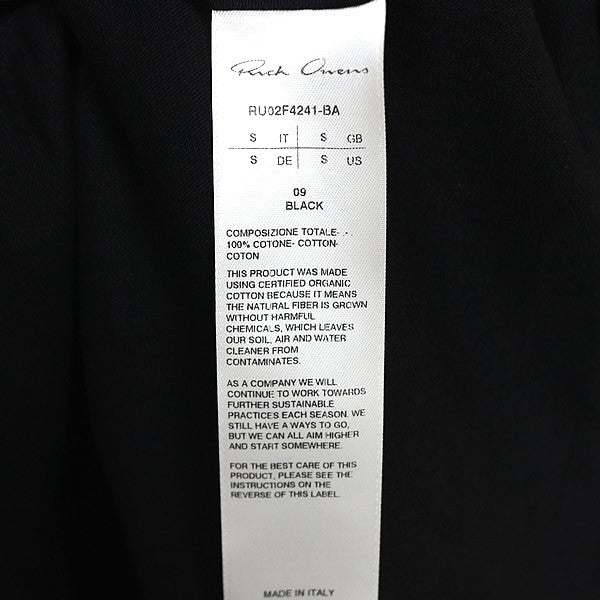 RICK OWENS 26FW Windbreaker Zip Hoodie Black Size S