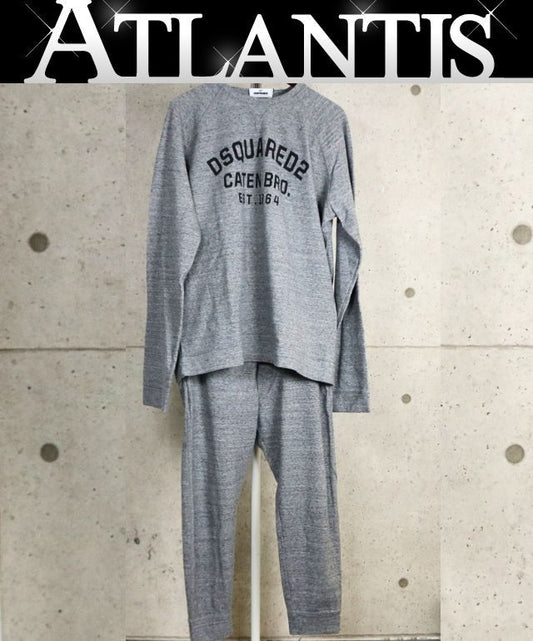 DSQUARED2 Logo Sweat Set-up Grey Sweatshirt Size 2XL
