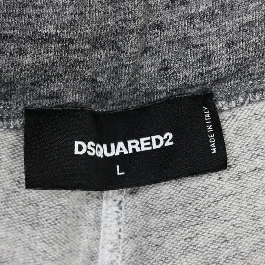 DSQUARED2 Logo Sweat Set-up Grey Sweatshirt Size 2XL