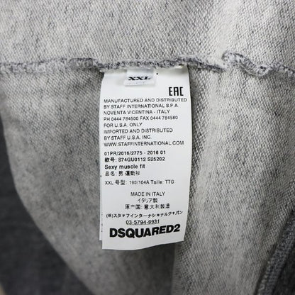 DSQUARED2 Logo Sweat Set-up Grey Sweatshirt Size 2XL