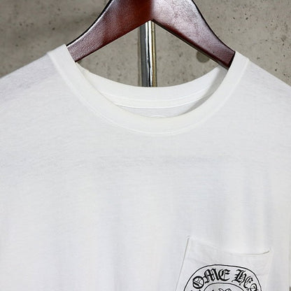 CHROME HEARTS Star Horseshoe Scroll T-Shirt White Size S