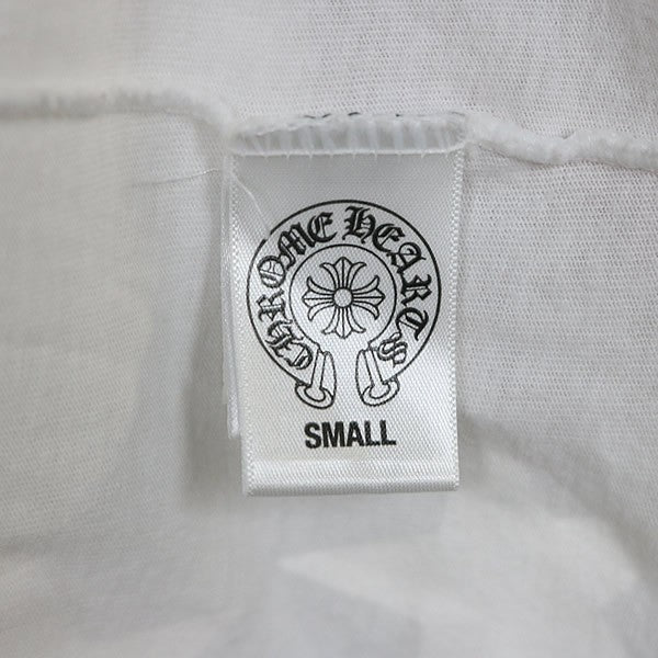 CHROME HEARTS Star Horseshoe Scroll T-Shirt White Size S