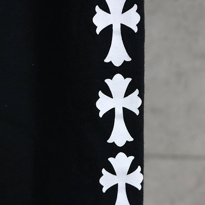 CHROME HEARTS Cross Logo Print Sweatpants Black Size XS