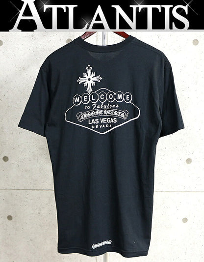 CHROME HEARTS Las Vegas Print Pocket T-Shirt Black Size XL