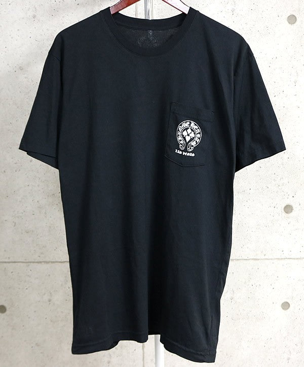 CHROME HEARTS Las Vegas Print Pocket T-Shirt Black Size XL