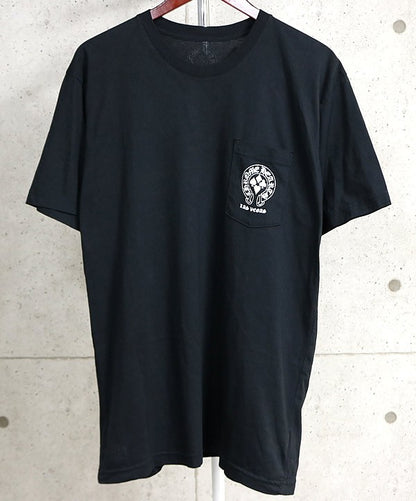 CHROME HEARTS Las Vegas Print Pocket T-Shirt Black Size XL