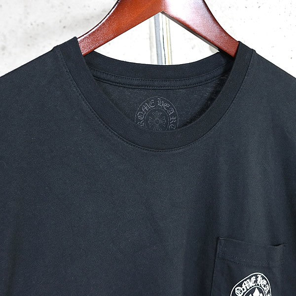 CHROME HEARTS Las Vegas Print Pocket T-Shirt Black Size XL