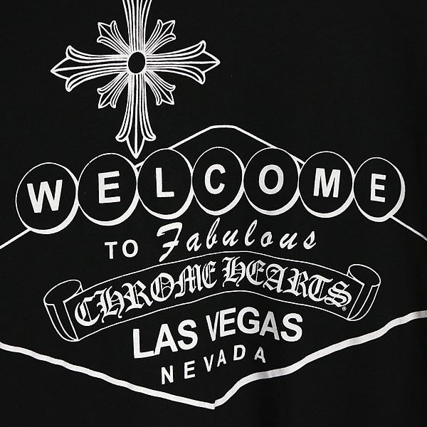 CHROME HEARTS Las Vegas Print Pocket T-Shirt Black Size XL