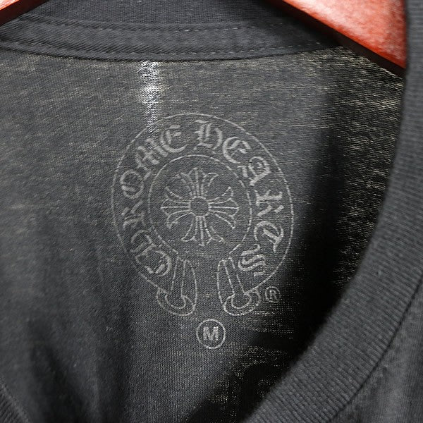 CHROME HEARTS TBAR Horseshoe Pocket T-Shirt Black Size M