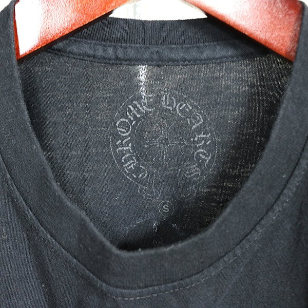 CHROME HEARTS Old Keeper Pocket T-Shirt Black Size S