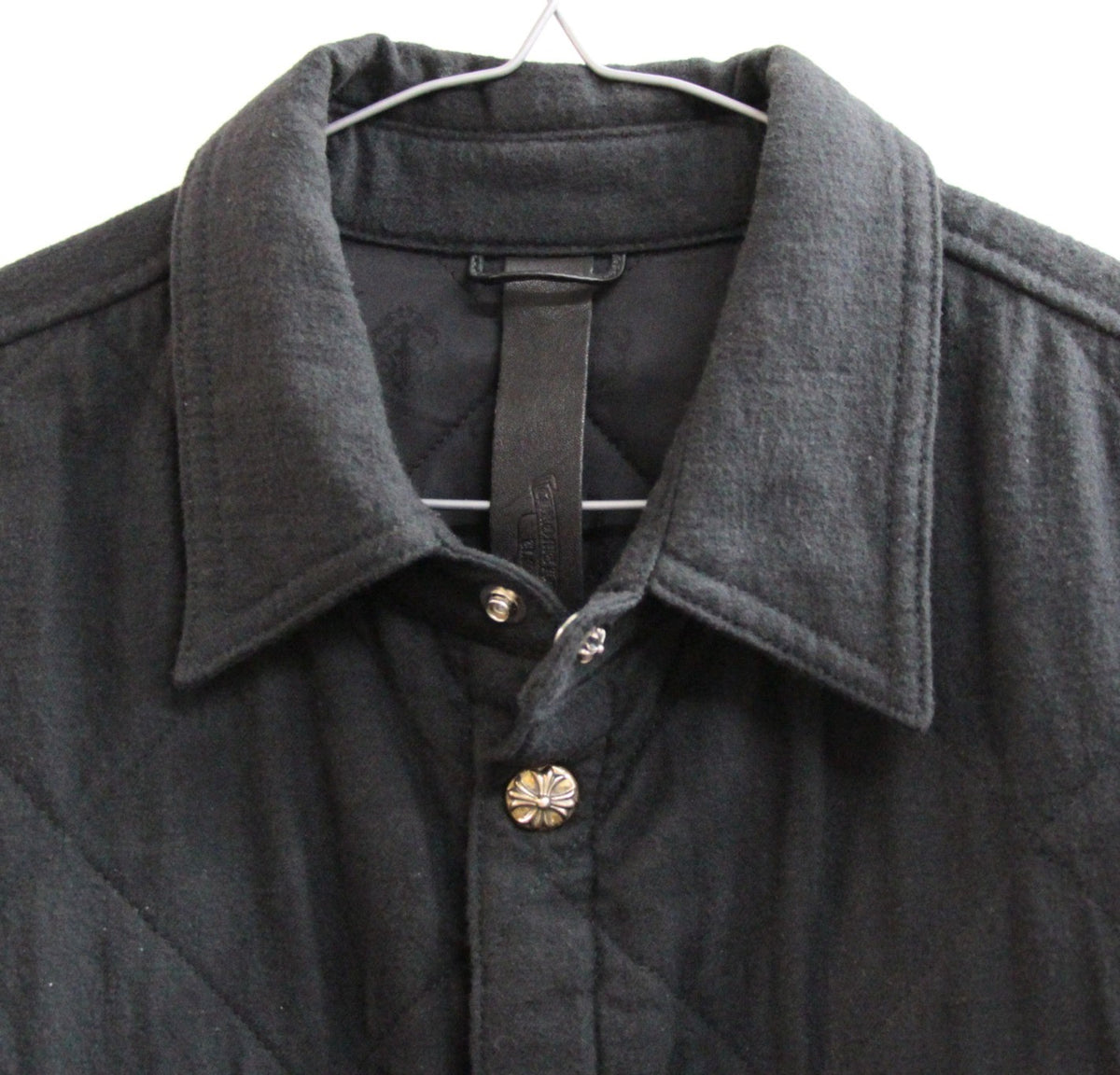 CHROME HEARTS WORKDOG Quilted Jacket Black SV925 Size XL