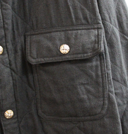 CHROME HEARTS WORKDOG Quilted Jacket Black SV925 Size XL