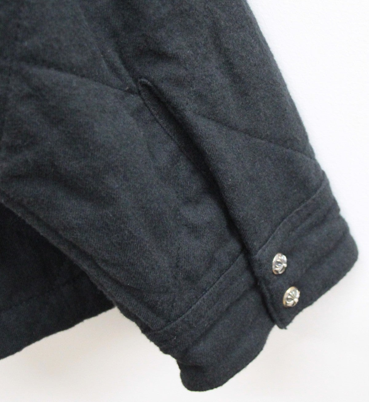CHROME HEARTS WORKDOG Quilted Jacket Black SV925 Size XL