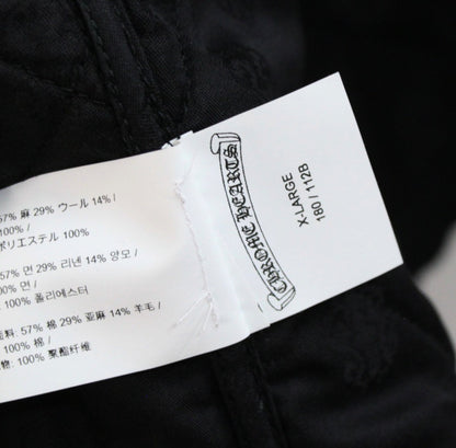 CHROME HEARTS WORKDOG Quilted Jacket Black SV925 Size XL