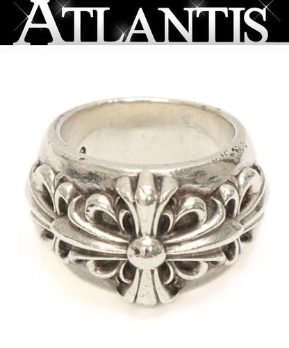CHROME HEARTS Classic Double Floral Ring SV925 Size JP 6