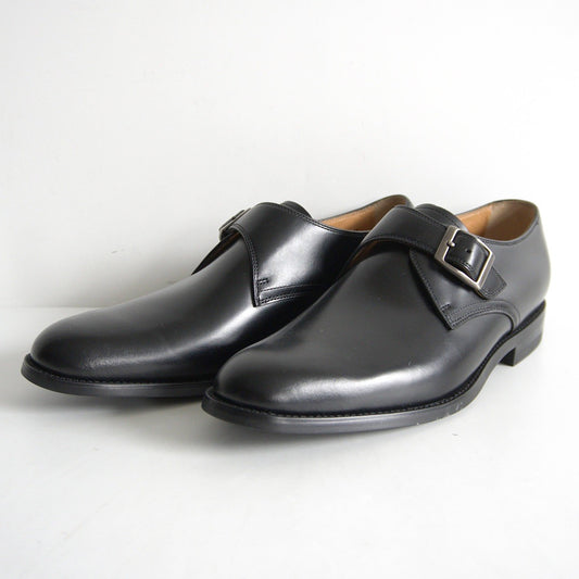 REGAL Monk Strap Leather Shoes Black Size 9