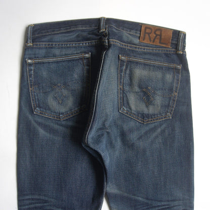 RRL Brook Low-Straight Jeans Vintage Wash Made in Size 32×32