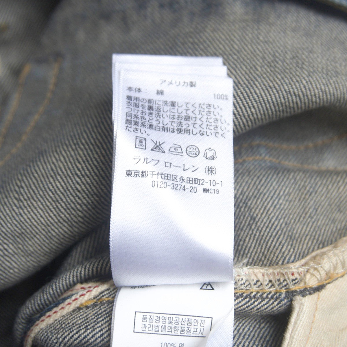 RRL Brook Low-Straight Jeans Vintage Wash Made in Size 32×32