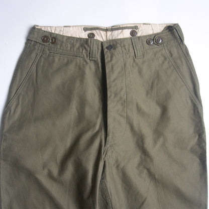 US.ARMY 40s M-43 Sateen Cotton Field Trousers Size 32