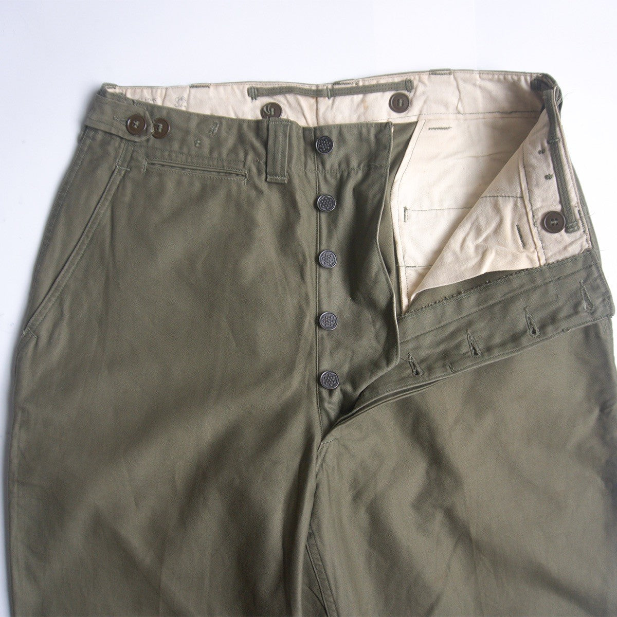 US.ARMY 40s M-43 Sateen Cotton Field Trousers Size 32