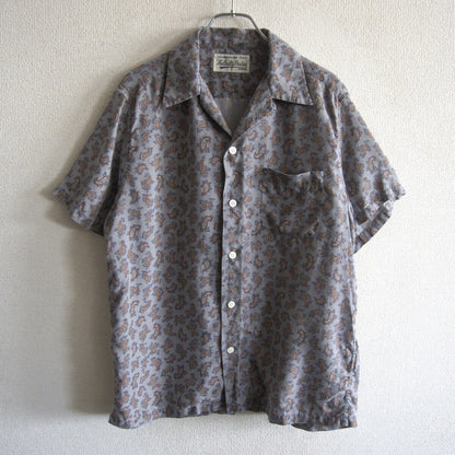 WACKO MARIA Paisley Open Collar S/S Shirt Size L