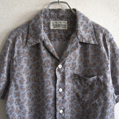 WACKO MARIA Paisley Open Collar S/S Shirt Size L