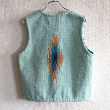 CENTINELA TRADITIONAL ARTS Chimayo Vest Blue Size 38
