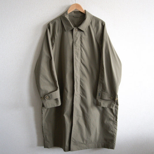 PAPAS PLUS Balmacaan Coat Khaki Size L